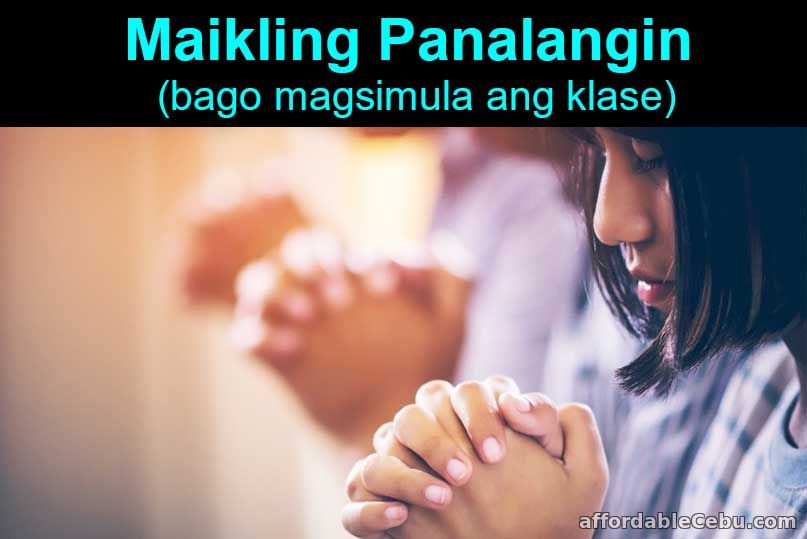 Bago Magsimula Panalangin Sa Pagsisimula Ng Klase