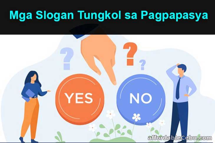 Mga Slogan Tungkol sa Pagpapasya - Literature 30981