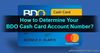 Picture of How to Determine Your BDO Cash Card Account Number?