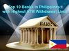 Picture of Top 10 Banks in Philippines with Highest ATM Withdrawal Limit