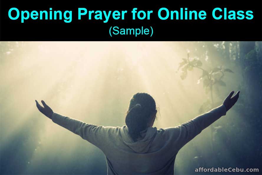Opening Prayer for Online Class (Sample) - Spiritual / Religion 31020