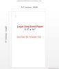 Picture of Download Legal Bond Paper Size Word Template