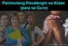 Picture of Panimulang Panalangin sa Klase (para sa Guro)