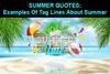 Picture of SUMMER QUOTES – Examples Of Tag Lines About Summer