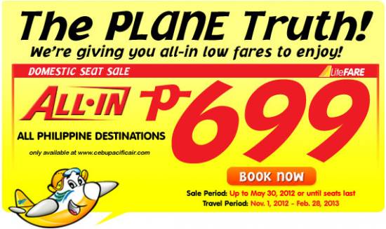 Picture of Cebu Pacific Promo January - February 2013