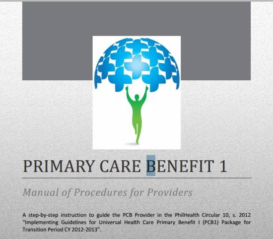 Picture of Manual of Procedures (MOP) for PCB Providers