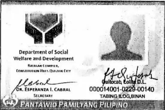Picture of PhilHealth Benefits of all Pantawid Pamilyang Pilipino Program Beneficiaries of the DSWD