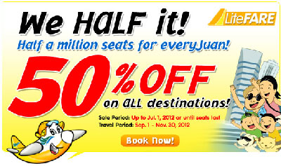 Picture of Cebu Pacific Promo July 2012