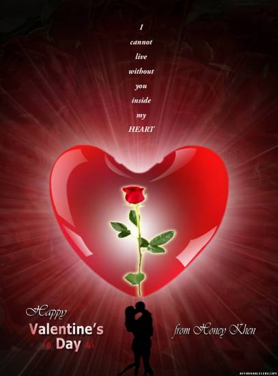 Picture of Valentine's Day Postcard Design that is Best for the One You Love