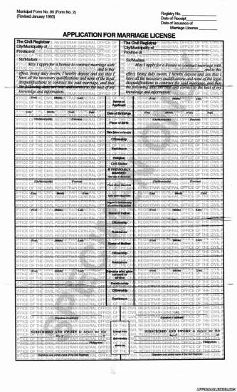 Picture of How to Apply for Marriage License in Cebu, Philippines