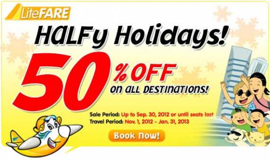 Picture of Cebu Pacific Promo November 2012 - January 2013