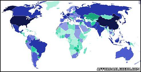 Picture of Latest Total Number of Internet Users in the World