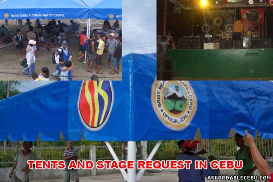 Picture of How to Request for Tents and Stages in Cebu