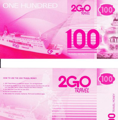 Picture of 2GO Travel Money Promo 2013