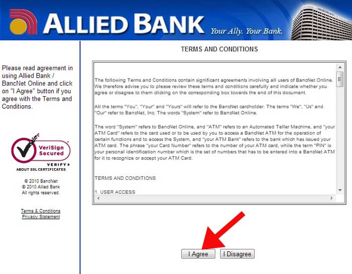 Allied Bank Terms and Conditions with Bancnet