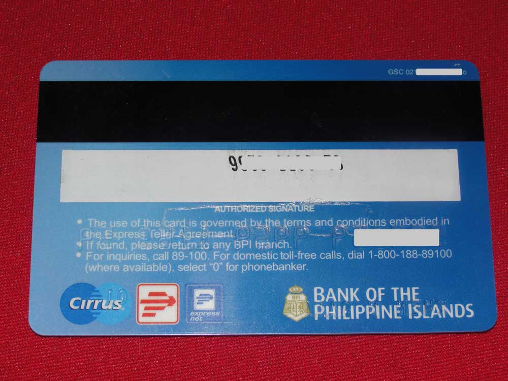 BPI ATM Card