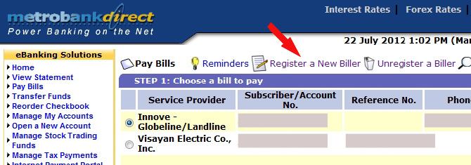 How to Pay Globe Bill in Metrobank Online Banking ...