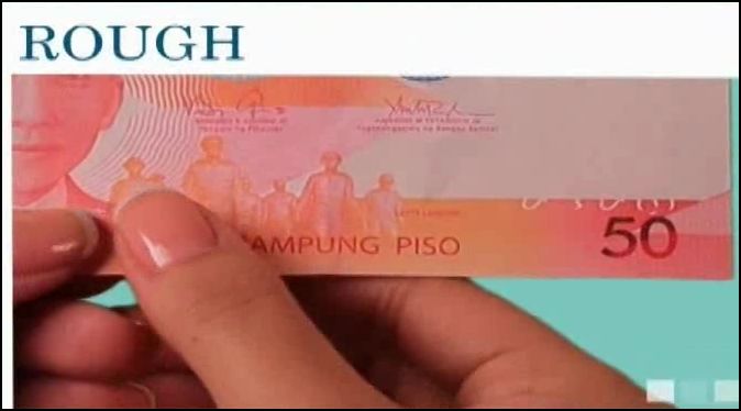 New Philippine Peso Bills are little bit rough to touch