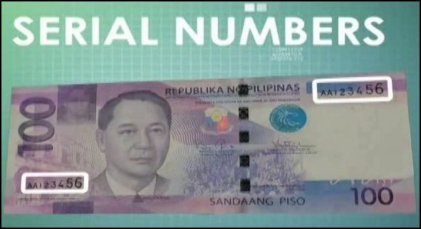 New Philippine Peso Bills serial numbers