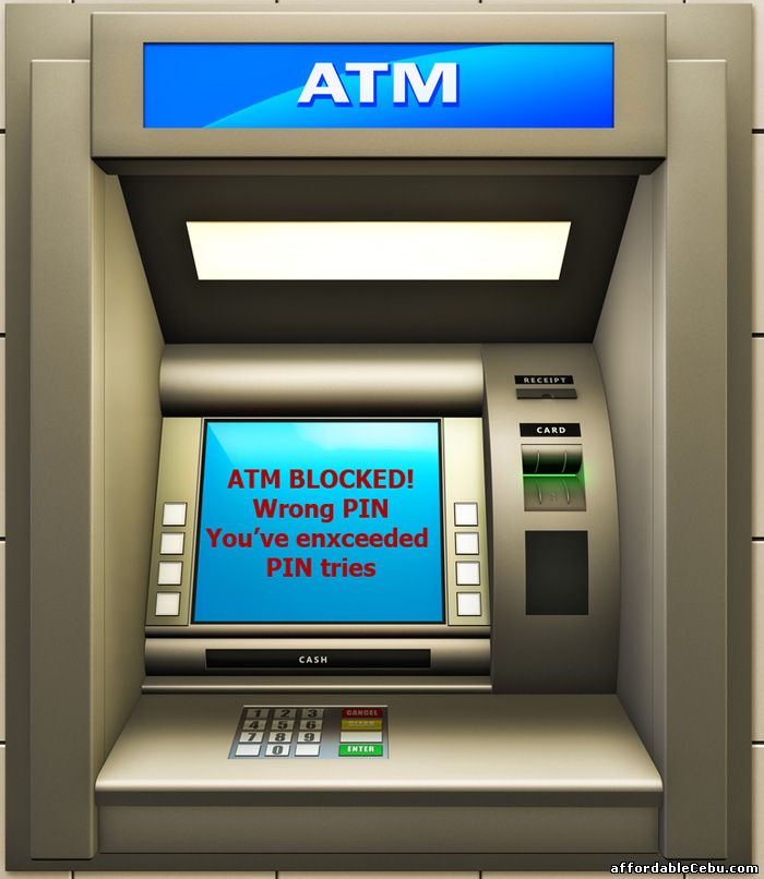 ATM Card blocked in ATM Machine