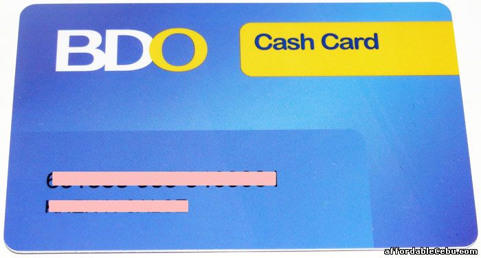 BDO Cash Card