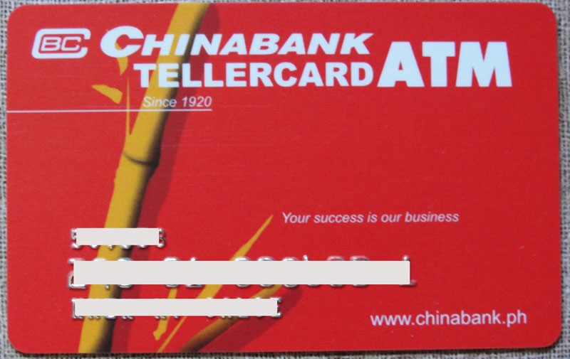 China Bank ATM Card