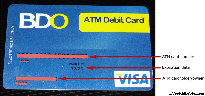BDO ATM Card
