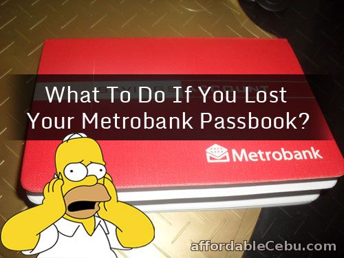 Lost Metrobank Passbook