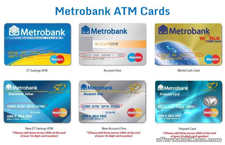 Metrobank ATM Cards