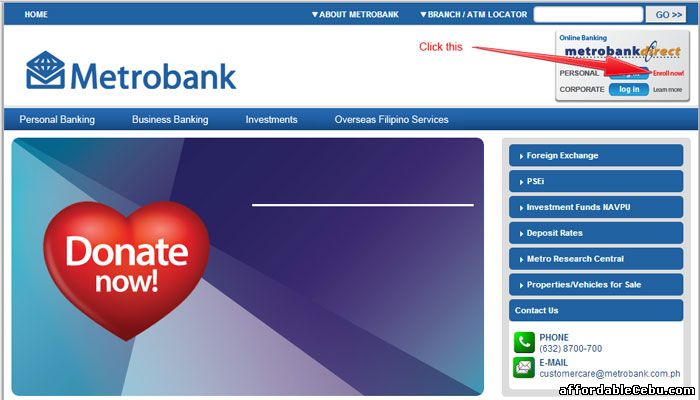 Metrobank Credit Card Online Banking Enrollment