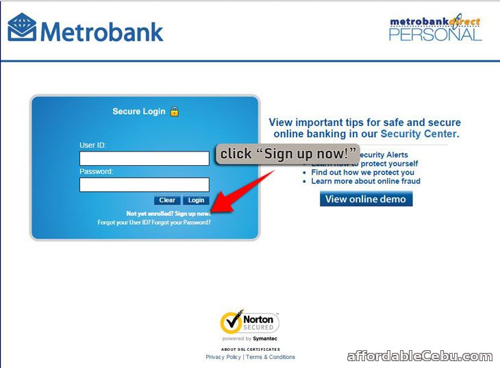 Metrobank Online Banking MetrobankDirect