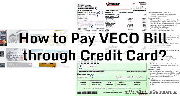 Pay VECO bill through credit card