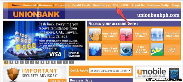 Unionbank Website