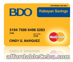 BDO Kabayan ATM Card