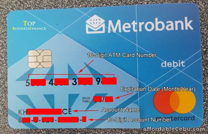 Metrobank Account Number