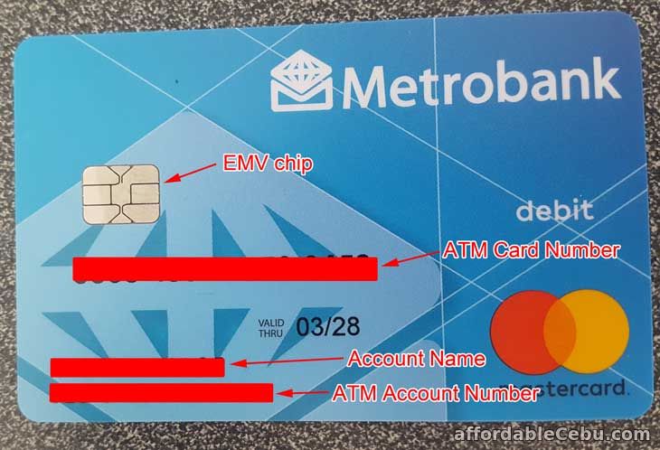 New Metrobank ATM Card