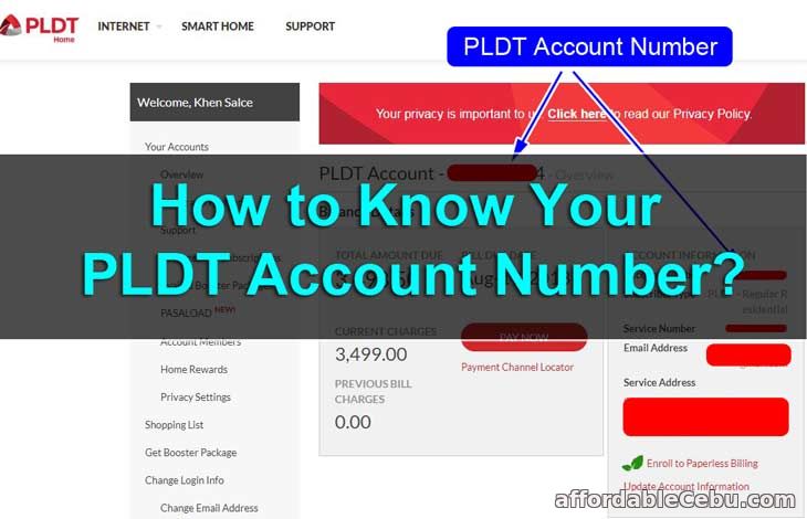 How to Know Your PLDT Account Number?