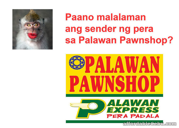 Paano malalaman ang sender ng pera sa Palawan Pawnshop?