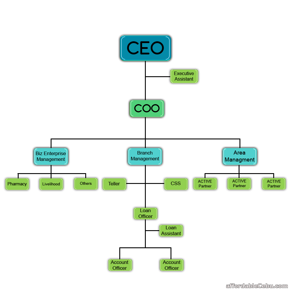 Cebu People's Cooperative Organizational Chart