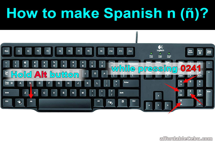How to make Spanish n?