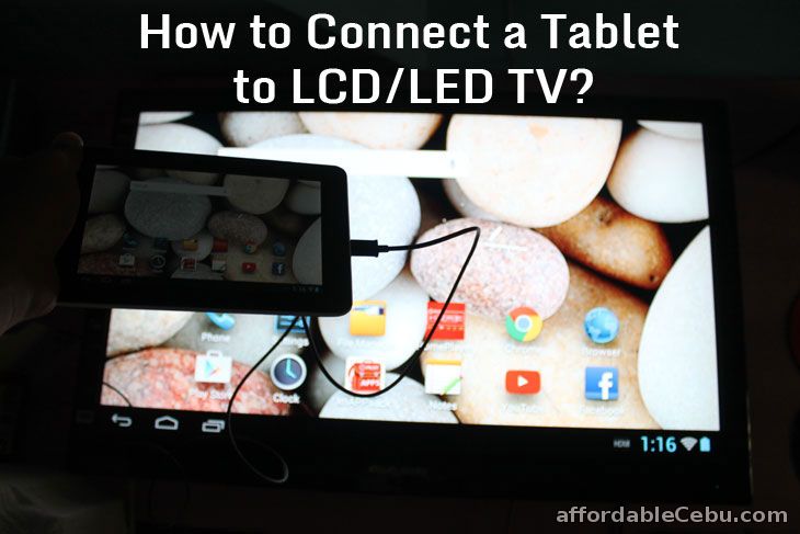 Connect Tablet to LCD/LED TV