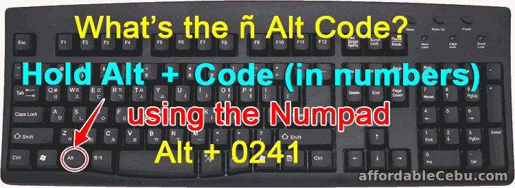 ñ alt code