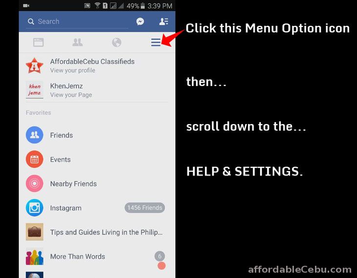 Stop Auto-Play Videos in Facebook Mobile Phone `