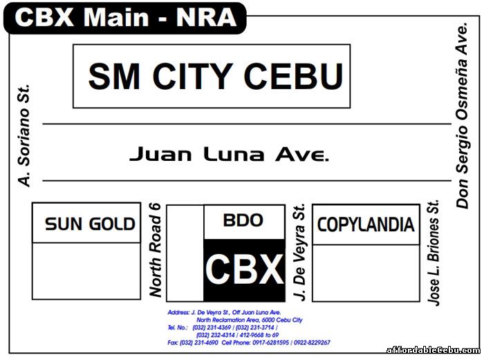 CBX Main Office Map NRA