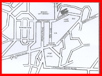 ChinaBank Branch Map in Baguio City