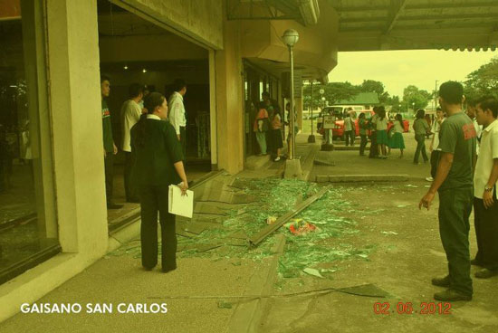 Earthquake in Gaisano San Carlos, Negros Occidental