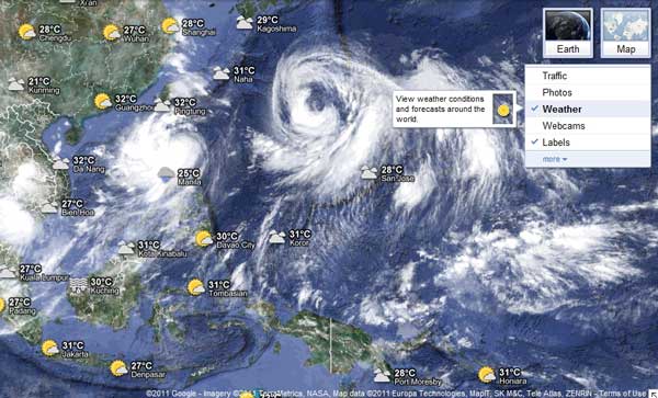 Typhoon Mina in the Philippines