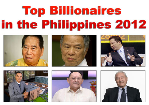 Top Billionaires in the Philippines 2012