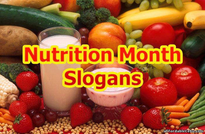 Nutrition Month Slogans