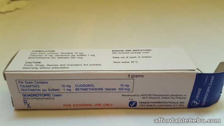 Quadrotopic Cream Box - Gamot sa Buni (Ringworm)